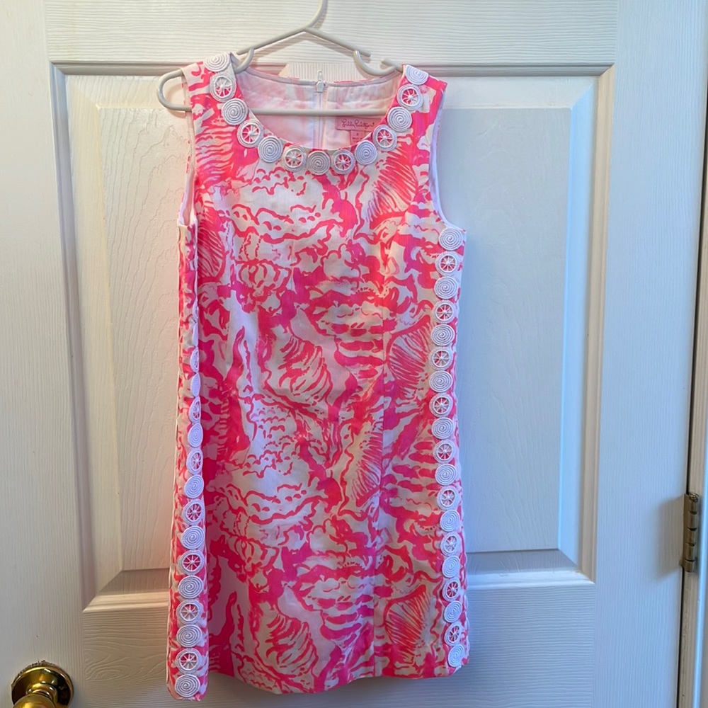 Girls Size 8 Lilly Pulitzer Pink Shift Dress